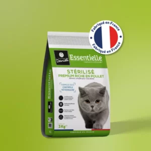 croquette chat essentielle premium stérilisé poulet