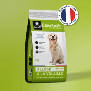 croquette chien essentielle allégée volaille medium