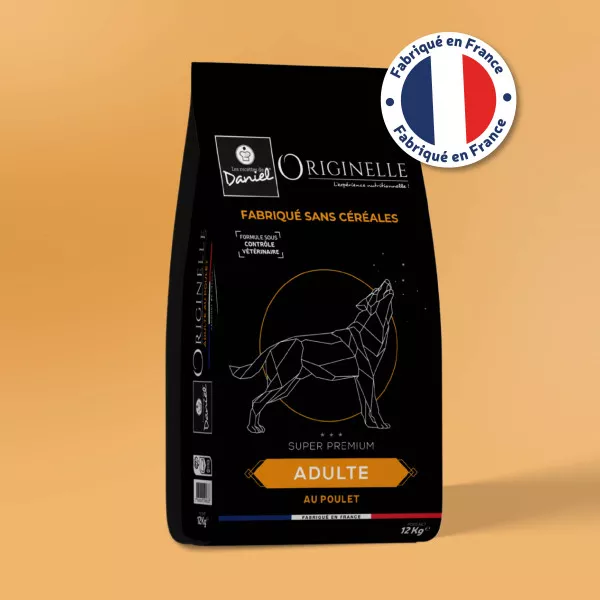 croquette chien originelle sans céréales poulet