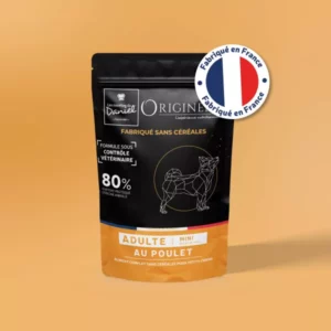croquette chien originelle sans céréales poulet