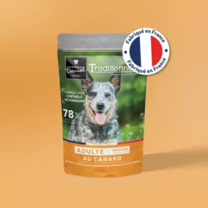 croquette chien traditionnelle adulte canard super premium fabrication française