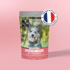croquette chien traditionnelle super premium adulte saumon medium fabrication française