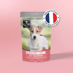 croquette chien traditionnelle super premium adulte saumon mini fabrication française