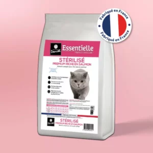croquette chat essentielle premium stérilisé saumon