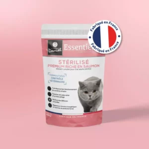 croquette chat essentielle premium stérilisé saumon