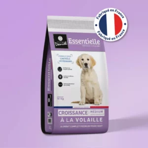 croquette chien essentielle croissance volaille medium