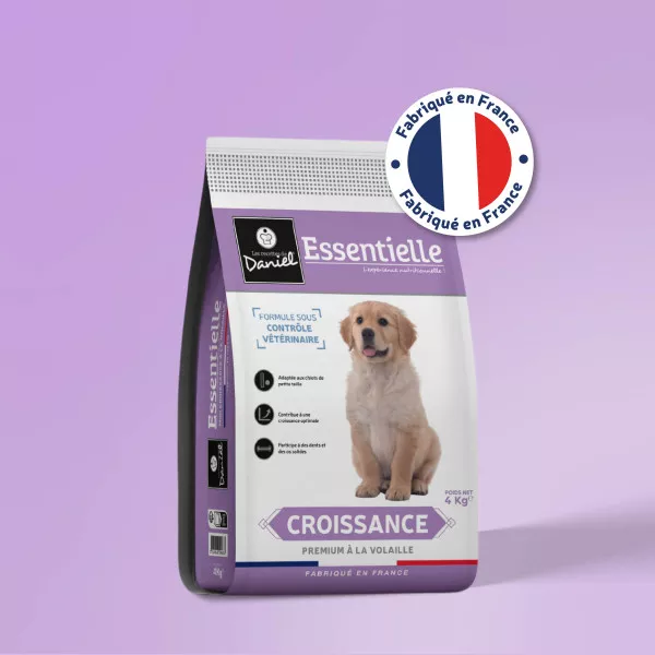 croquette chien essentielle croissance volaille mini